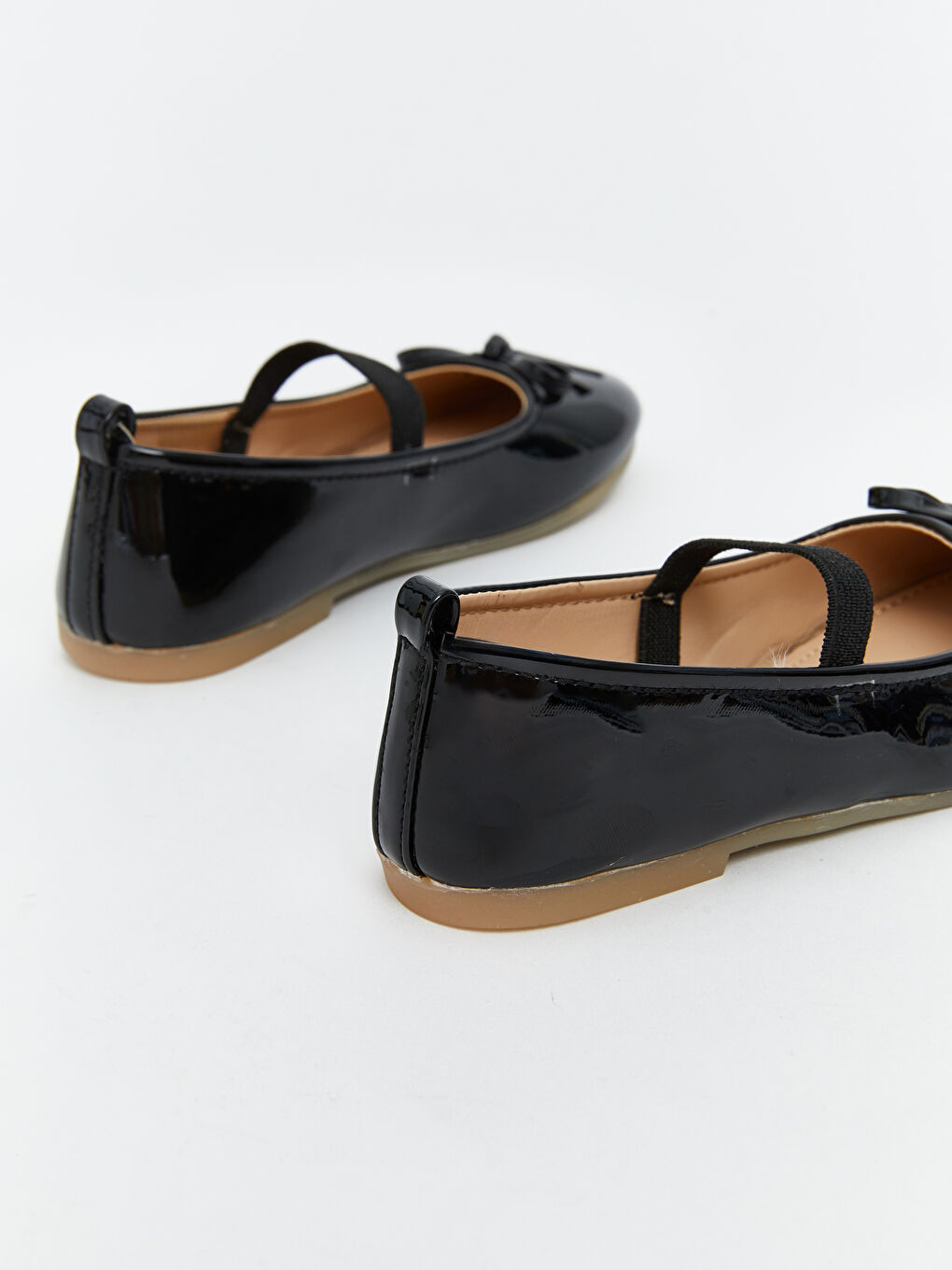 Bow Detailed Baby Girl Flats-9