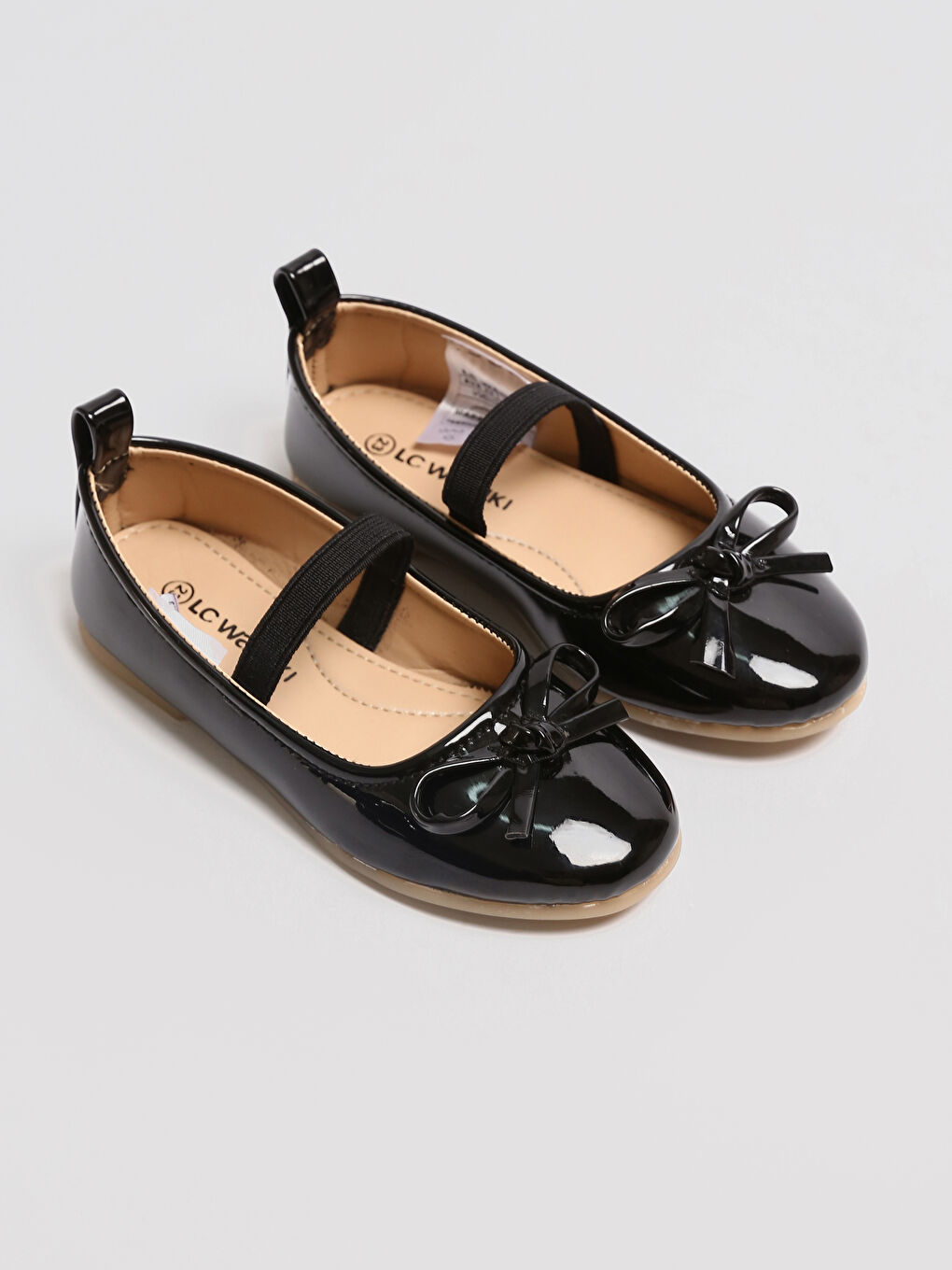 Bow Detailed Baby Girl Flats-1