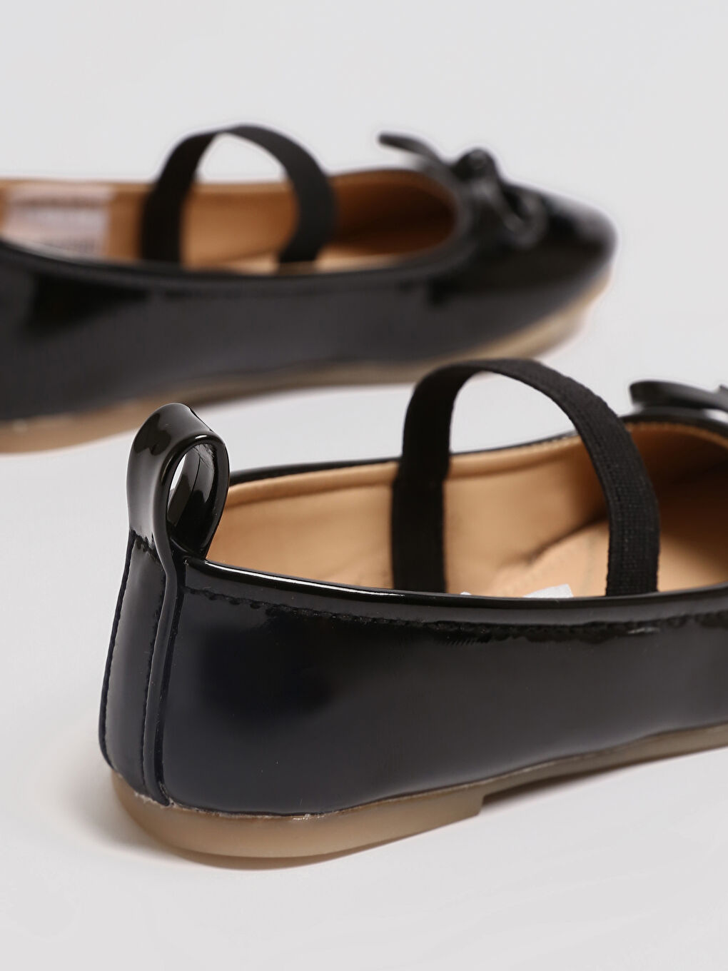 Bow Detailed Baby Girl Flats-8