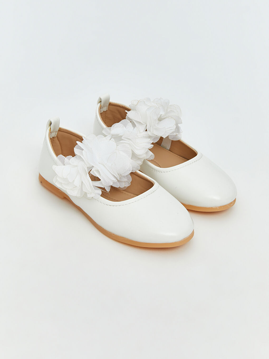Leather Look Girl's Flats