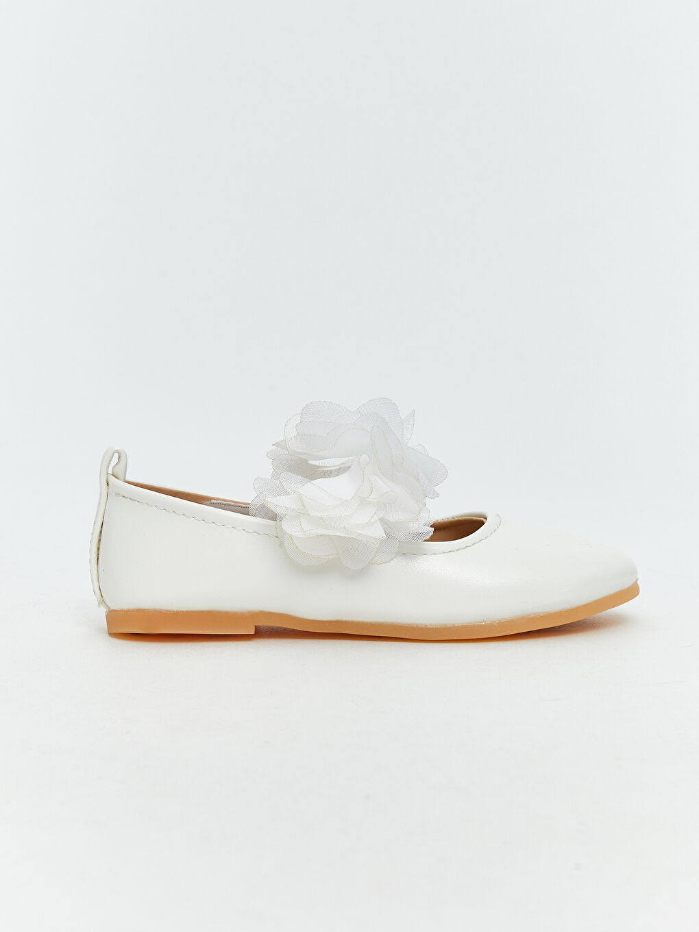 Leather Look Girl's Flats-1