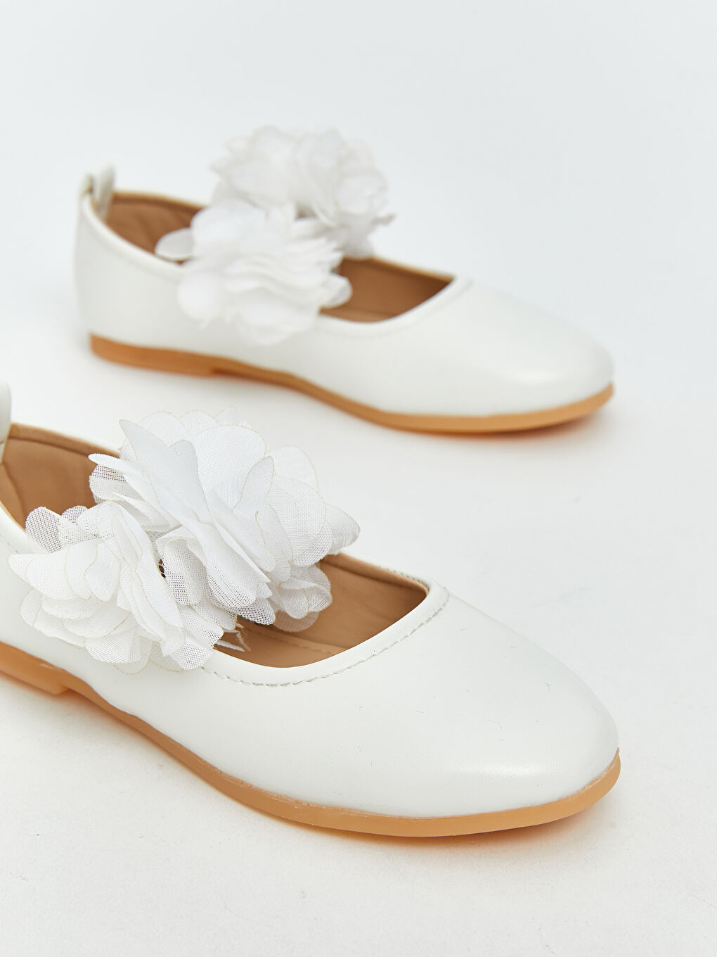 Leather Look Girl's Flats-2