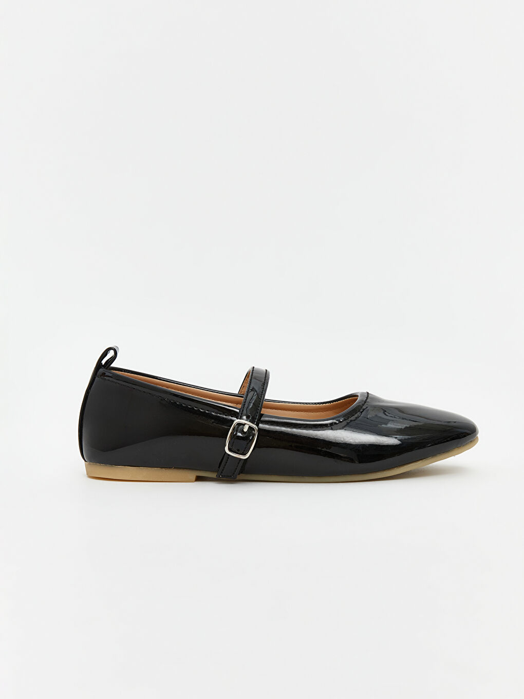 Leather Look Girl's Flats-1