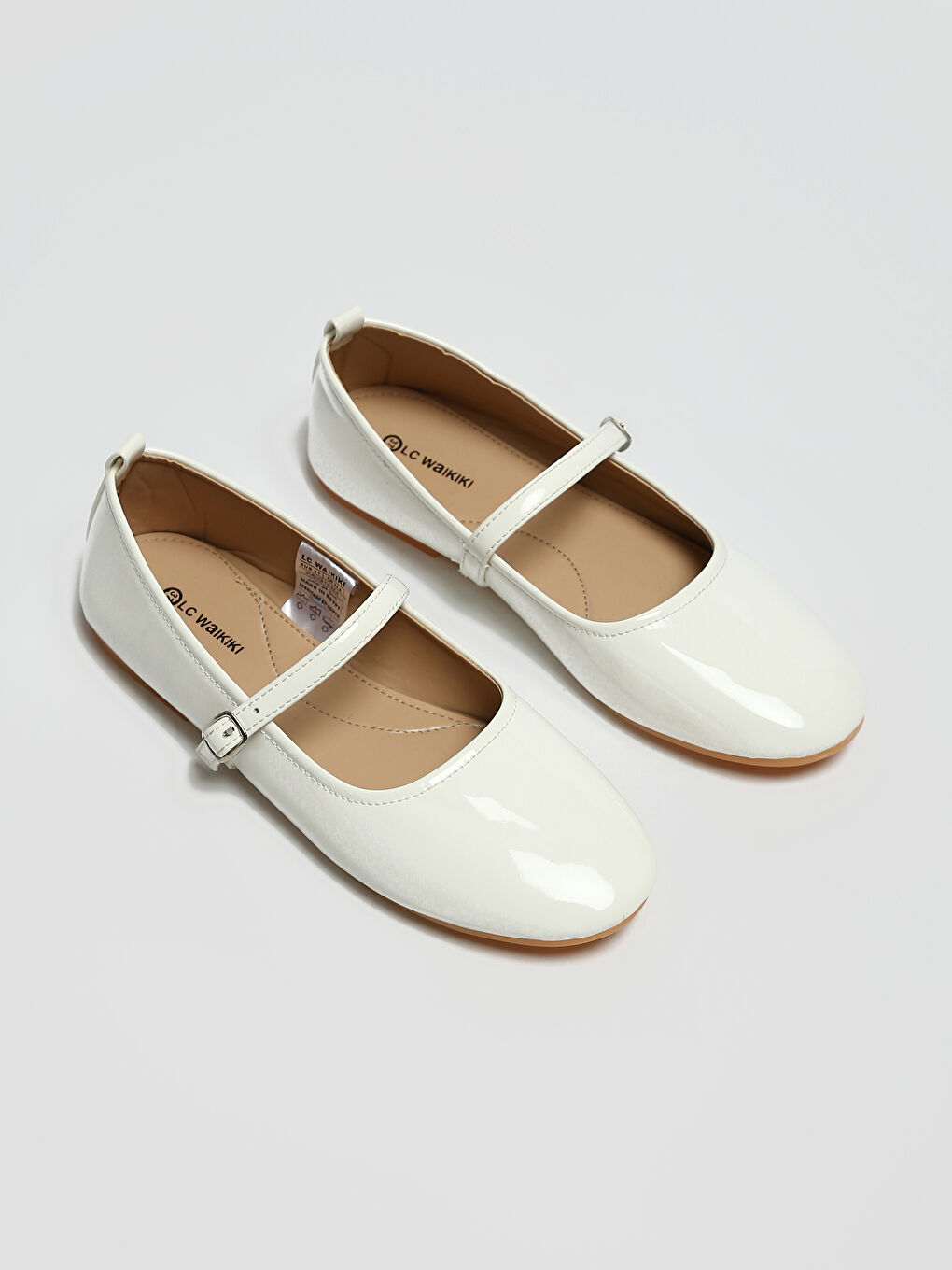 Leather Look Girl's Flats