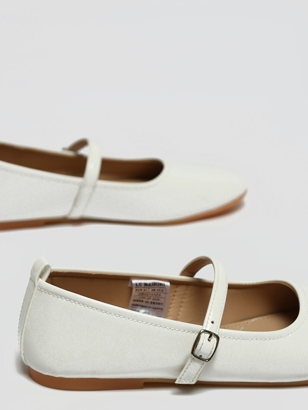 Leather Look Girl's Flats-3