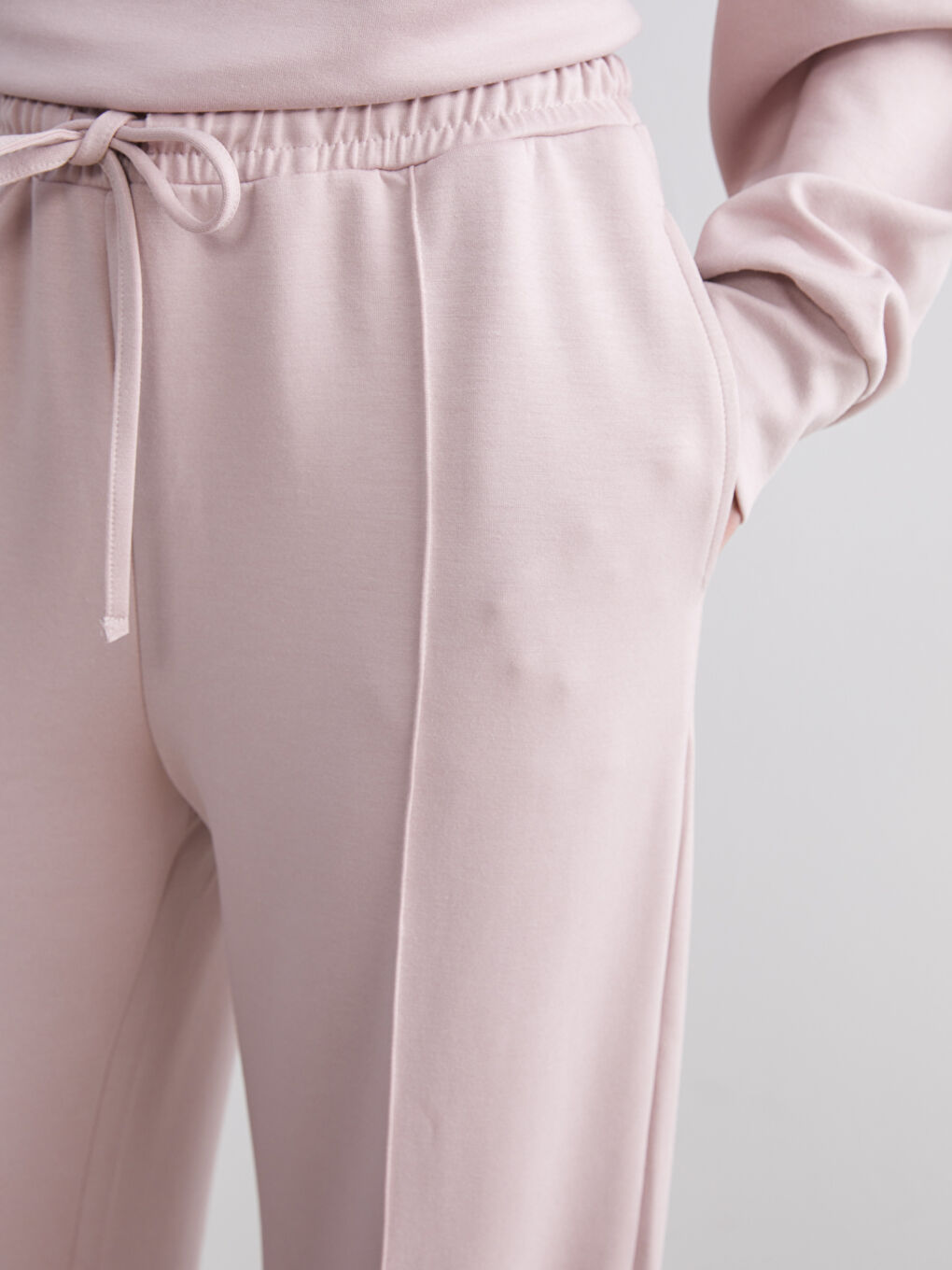 Дамски спортни панталони с еластична талия-2