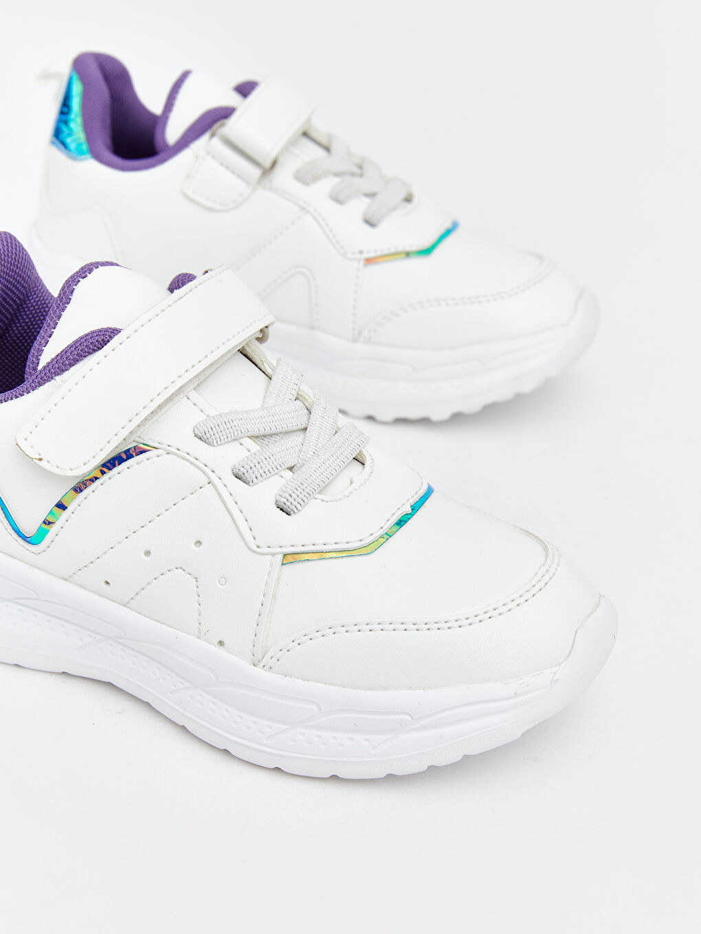 Baby Girls' Sneakers with Laces & Hook-and-Loop-2