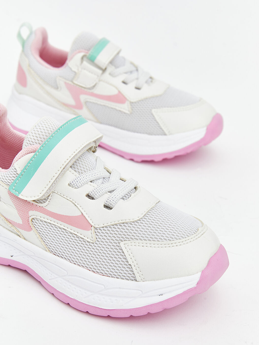 Baby Girls' Sneakers with Laces & Hook-and-Loop-2