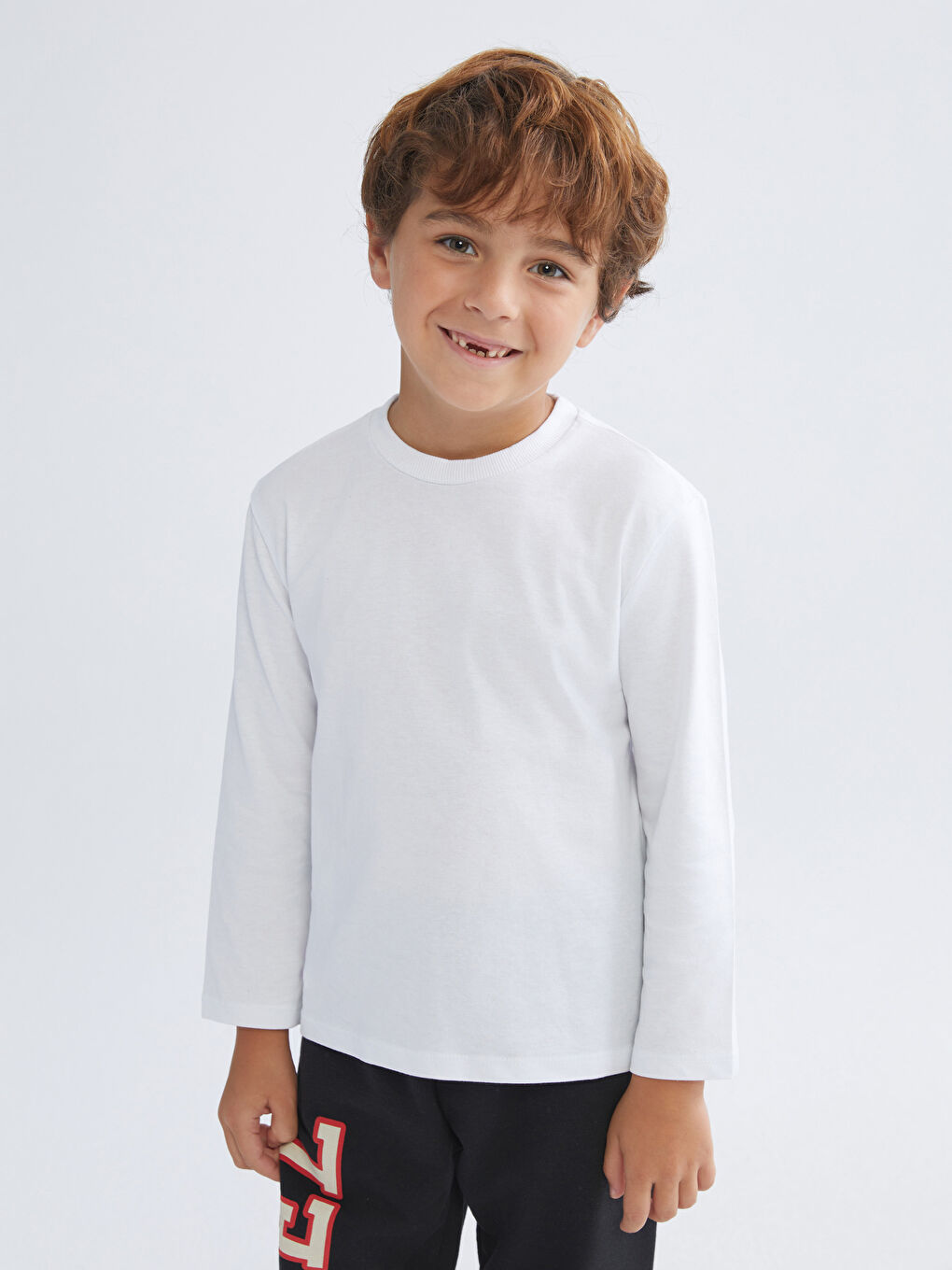 LCW Kids Crew Neck Basic Boys' T-Shirt -W5IG66Z1-Q6K