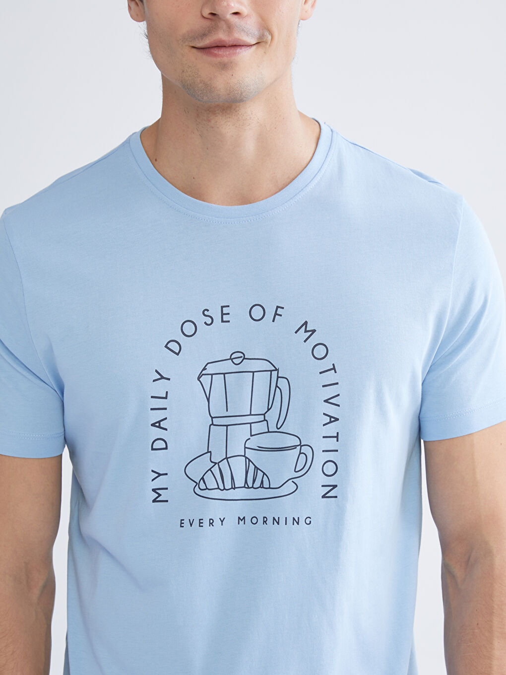 Lacivert Standart Kalıp Erkek Pijama Takımı-2