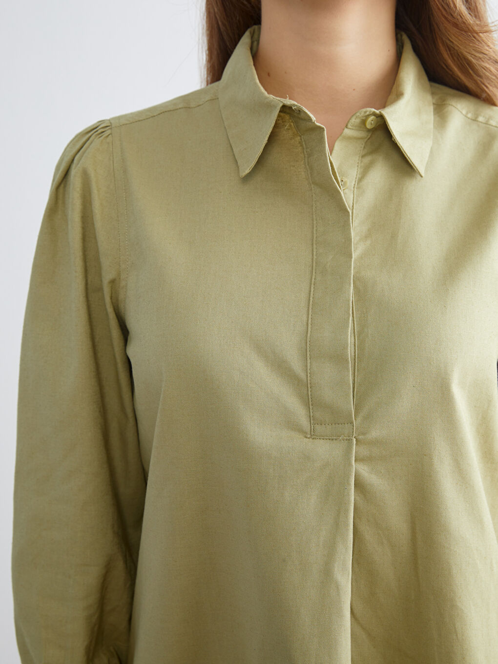 Woman KHAKI Blouse-2