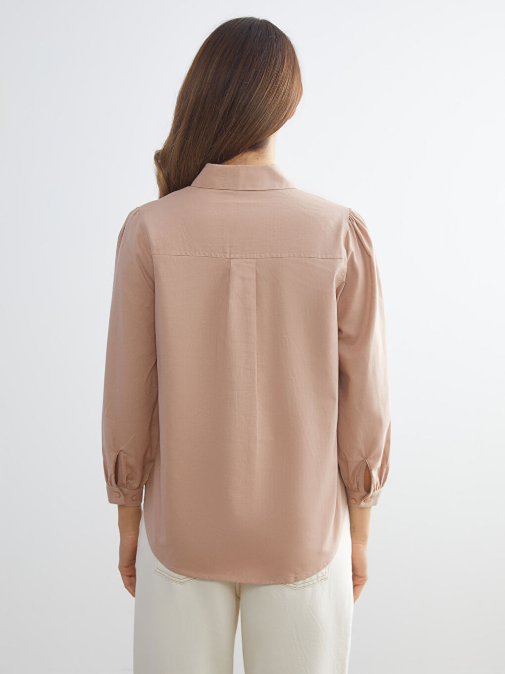 Woman BROWN Blouse-3