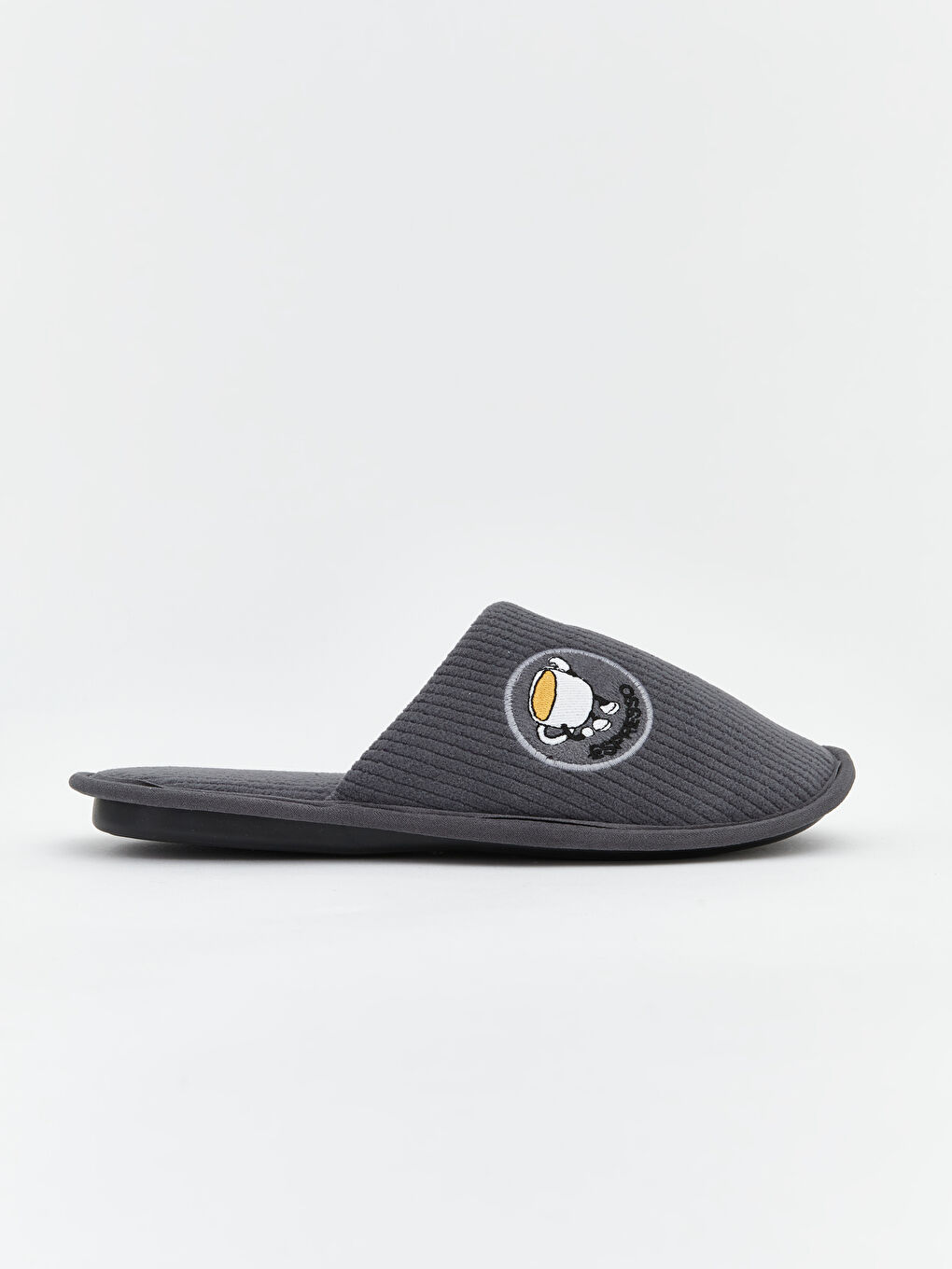 Men's Espresso Print Slippers: Step into comfort with a touch of style.-2