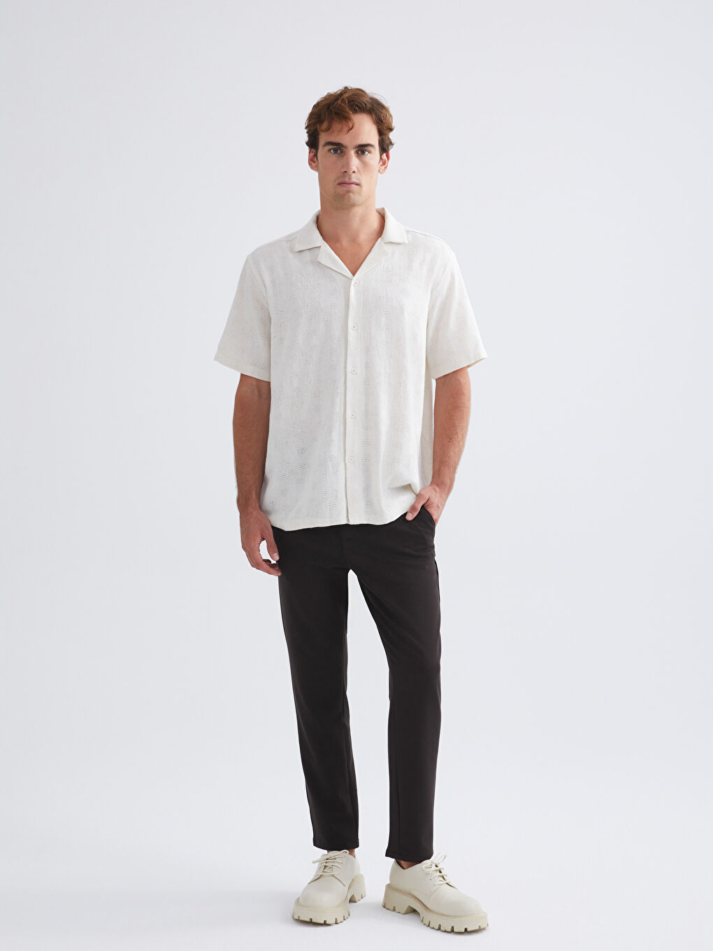 Kahverengi Slim Fit Erkek Pantolon