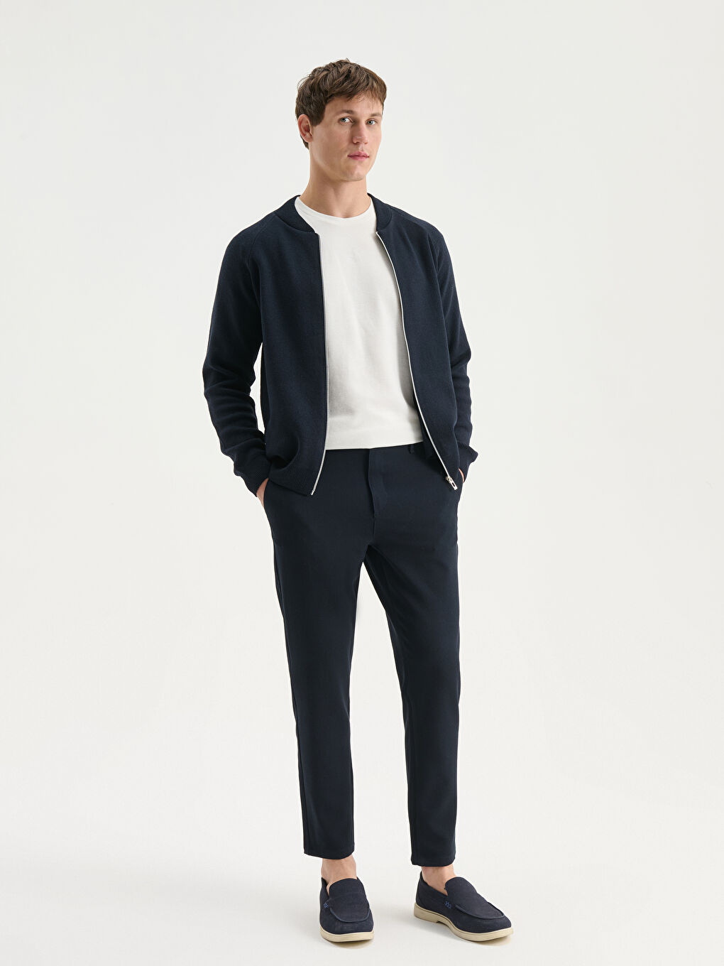 Lacivert Slim Fit Erkek Pantolon