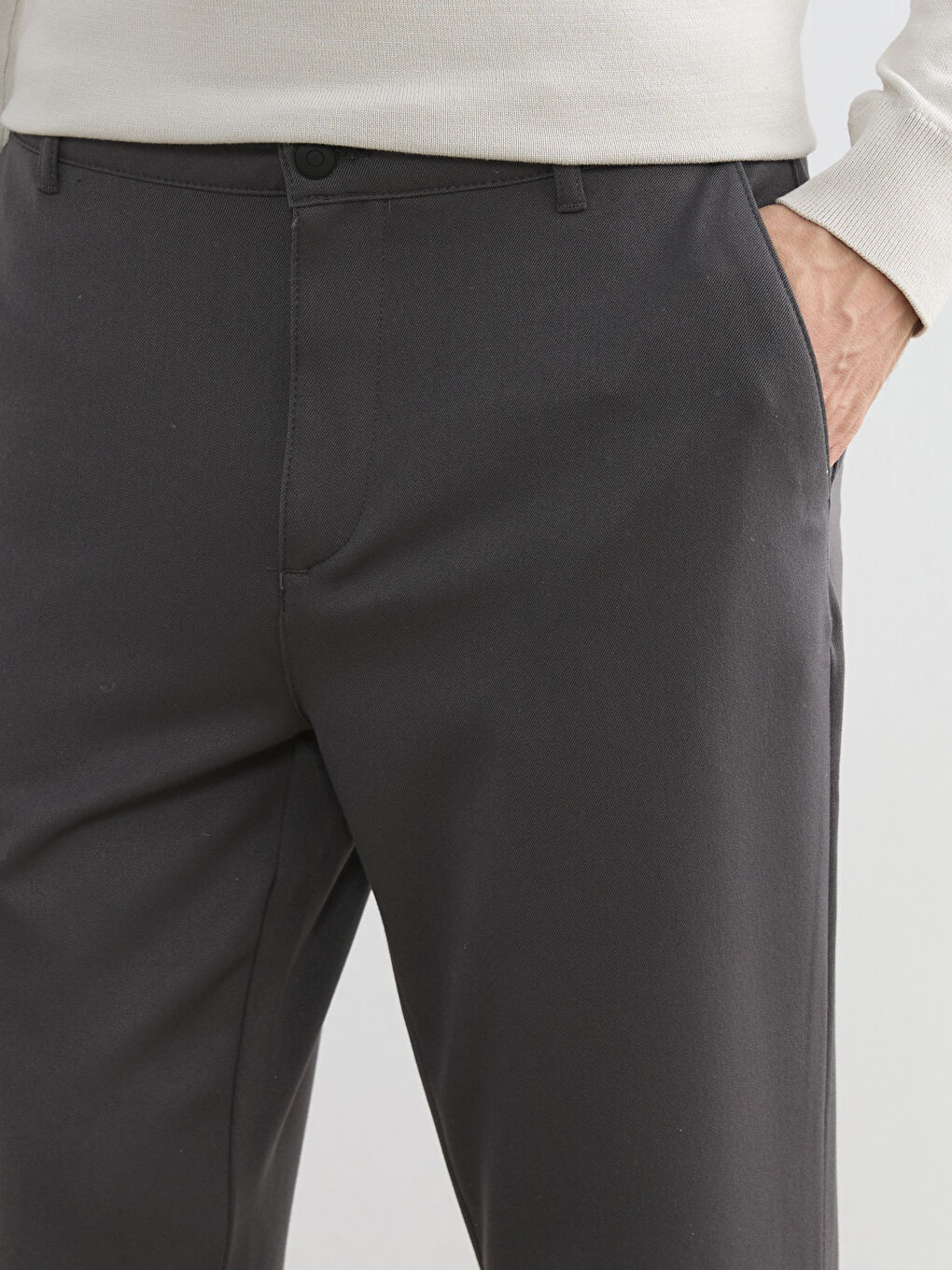 Antrasit Slim Fit Erkek Pantolon-2