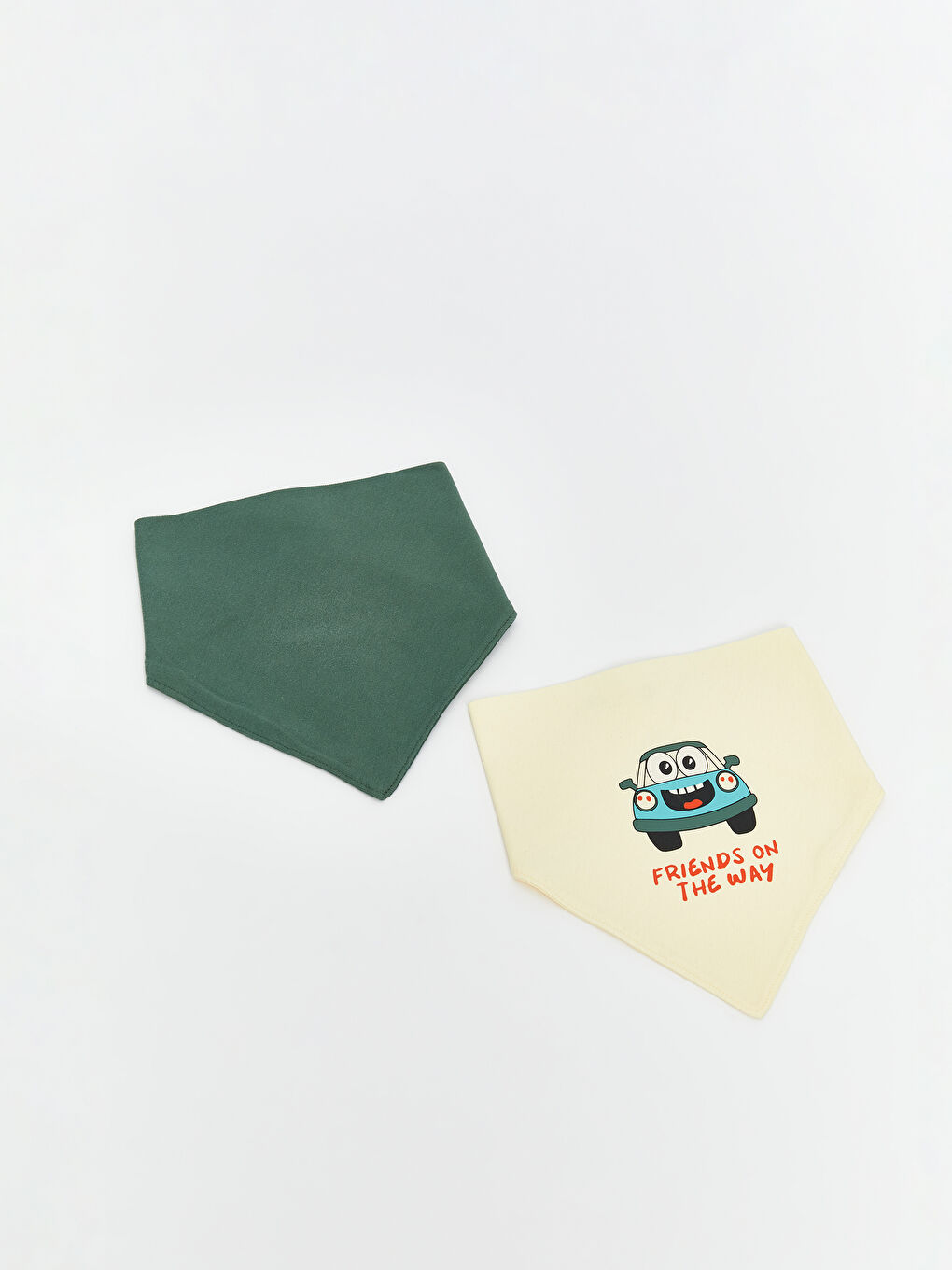 Baskılı Erkek Bebek Mama Önlüğü 2'li-1