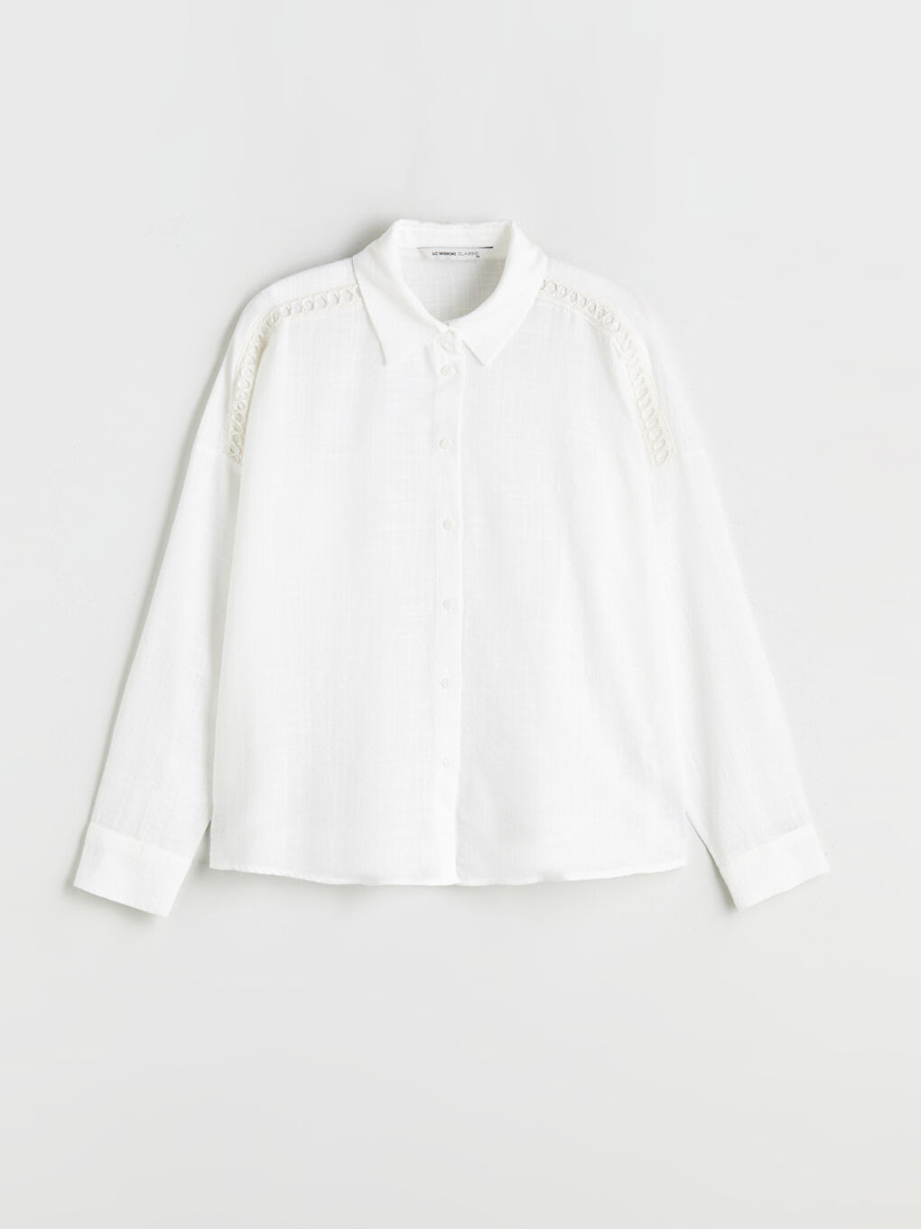 Lace Detailed Women's Shirt-4