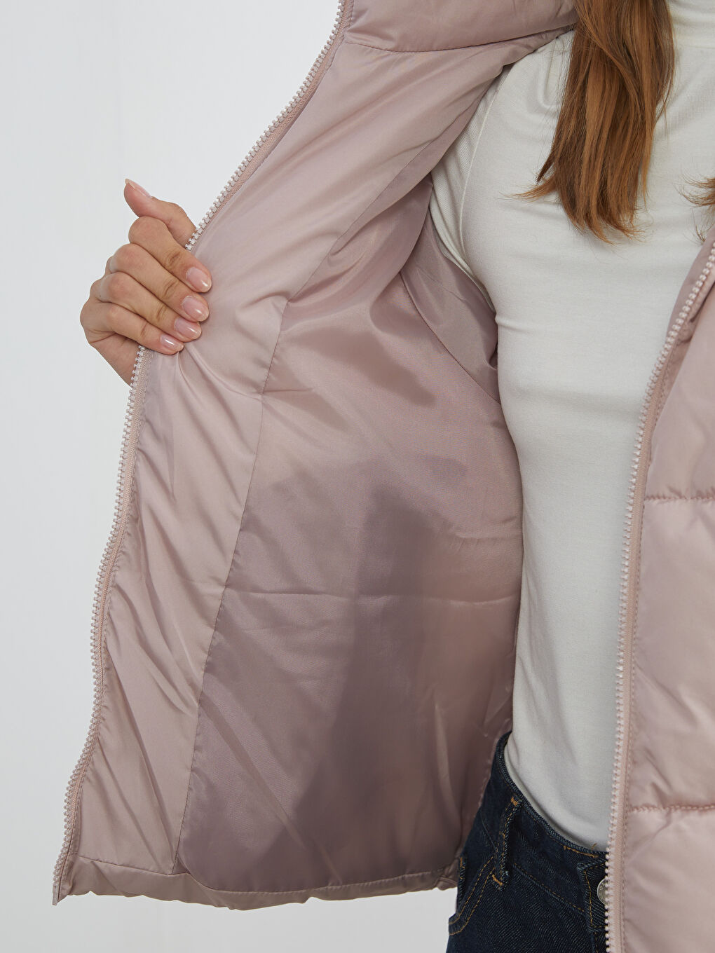 Hooded Women's Puffer Coat-3