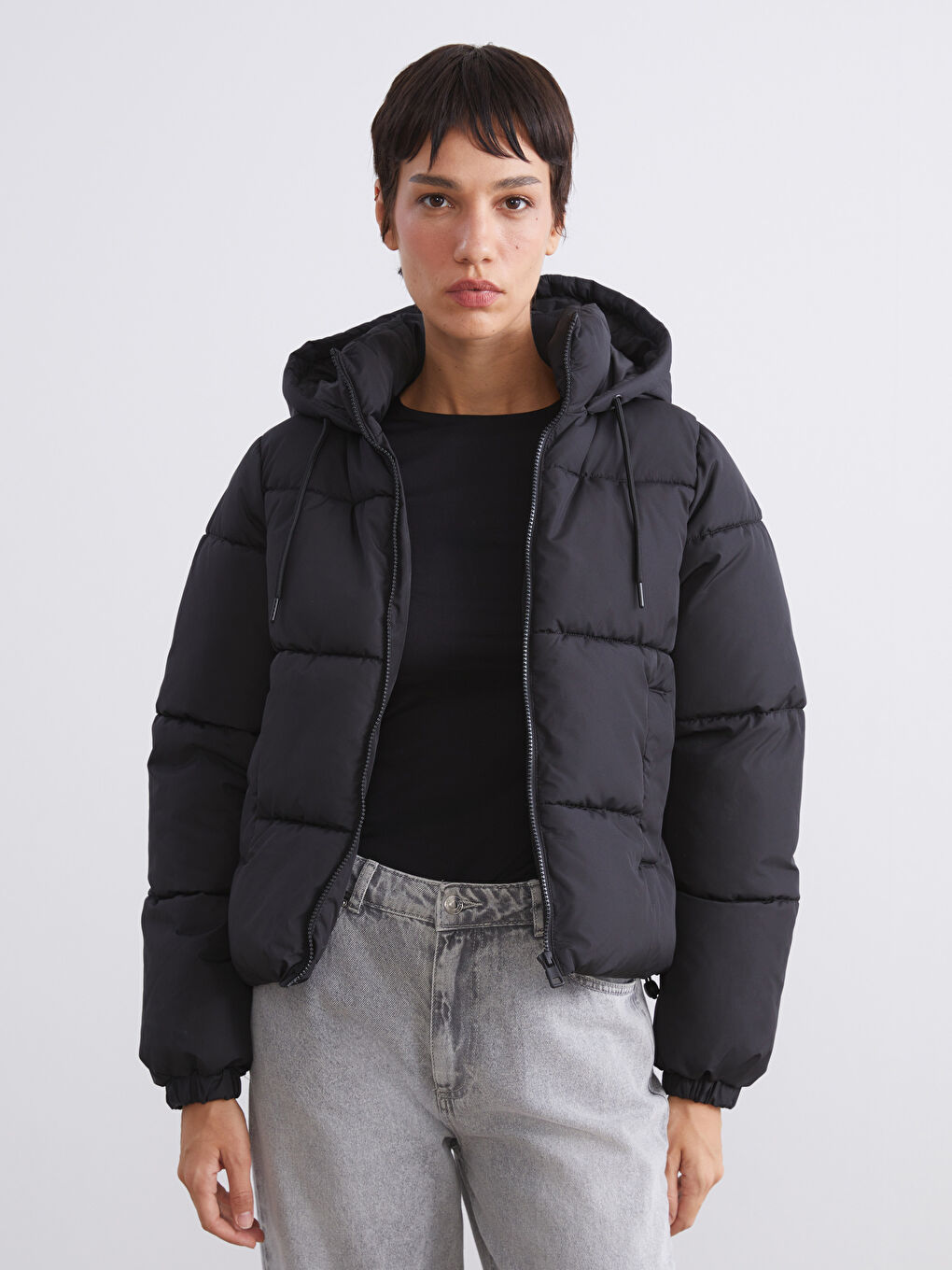 Hooded Women's Puffer Coat