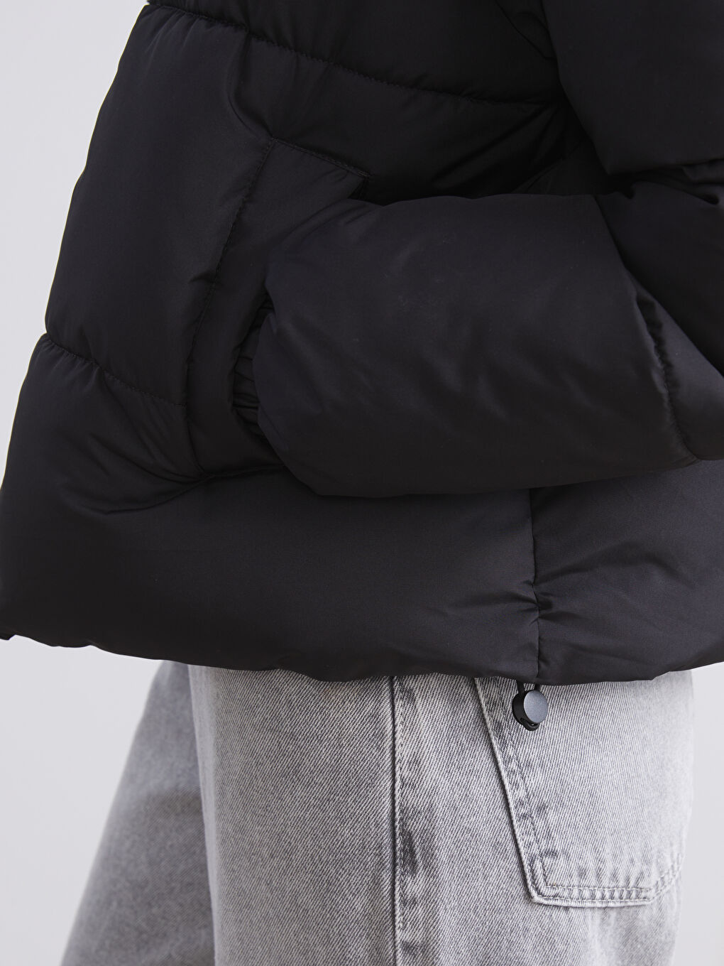 Hooded Women's Puffer Coat-2