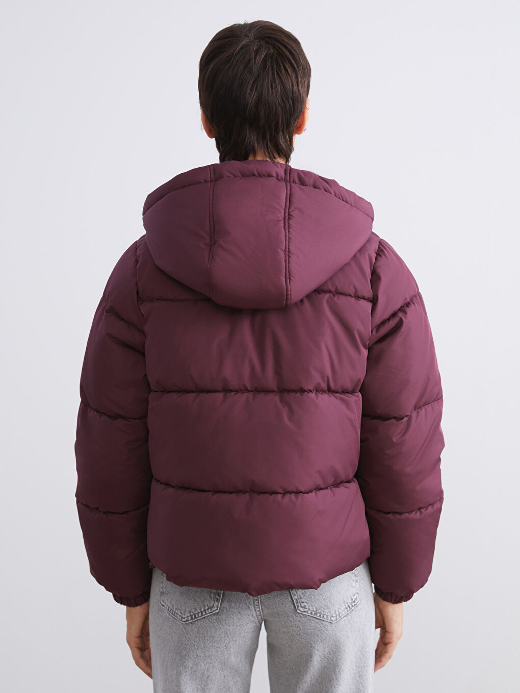 Ženska Puffer Jakna sa Kapuljačom-4