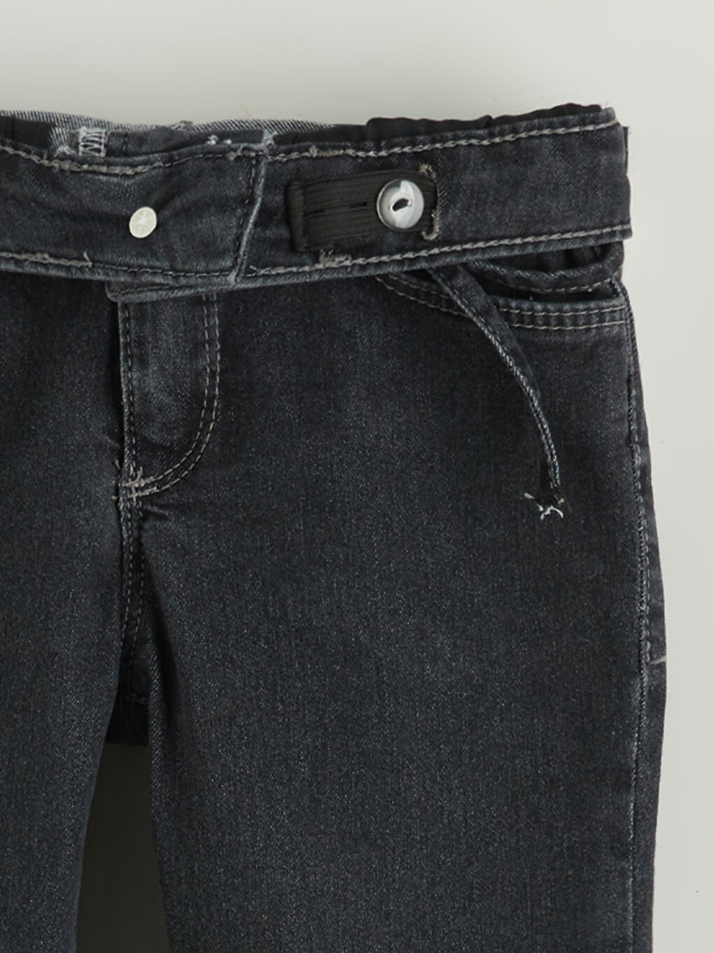 Karışık İspanyol Paça Kız Çocuk Jean Pantolon-2