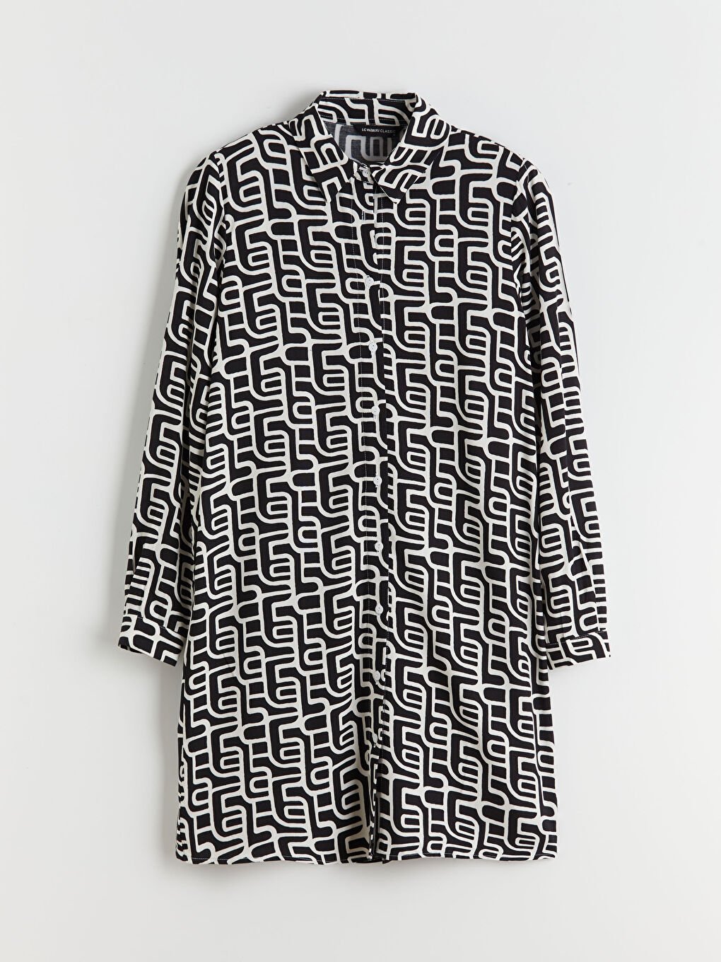 Patterned Women's Shirt Tunic-9