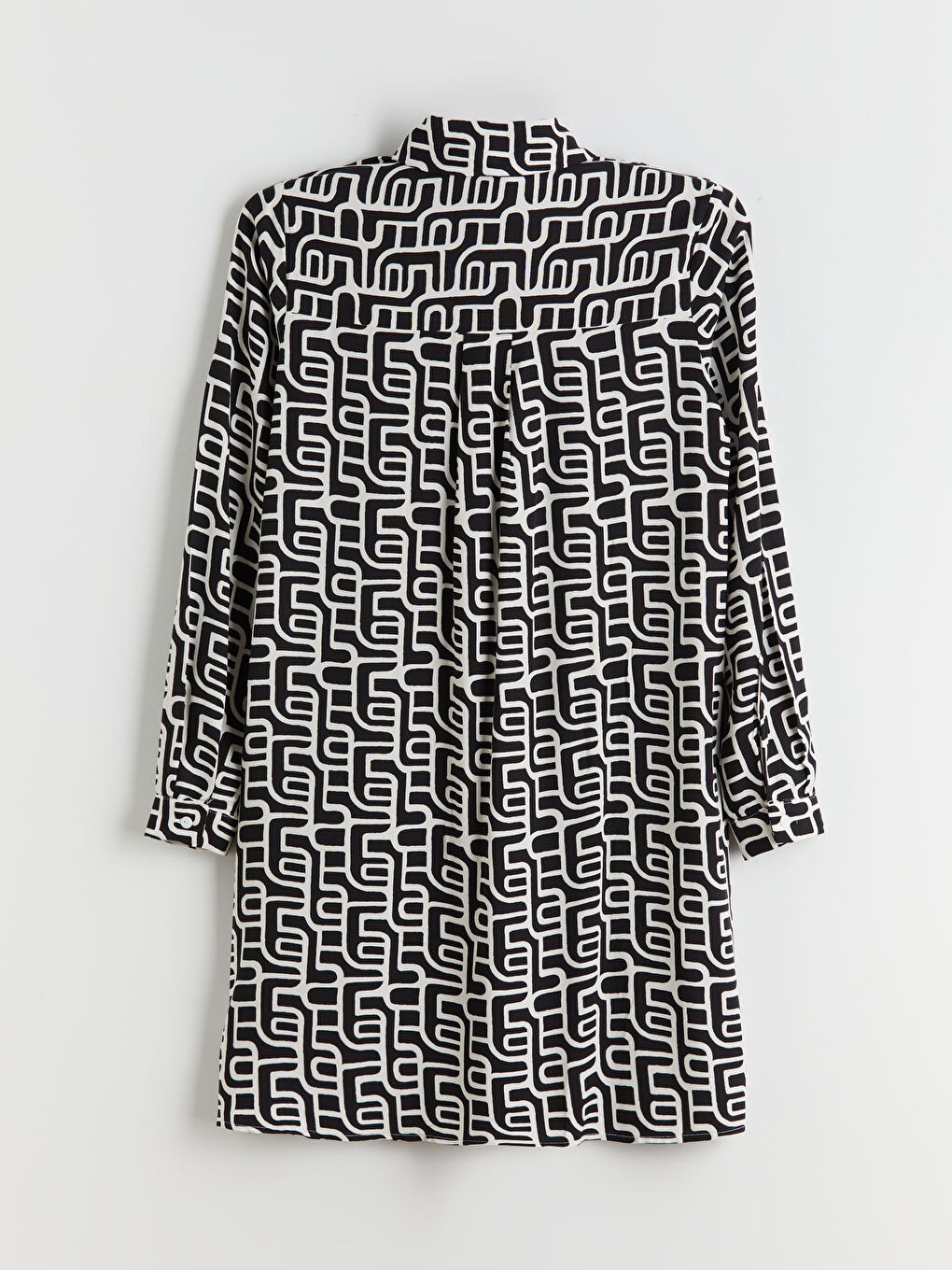 Patterned Women's Shirt Tunic-10