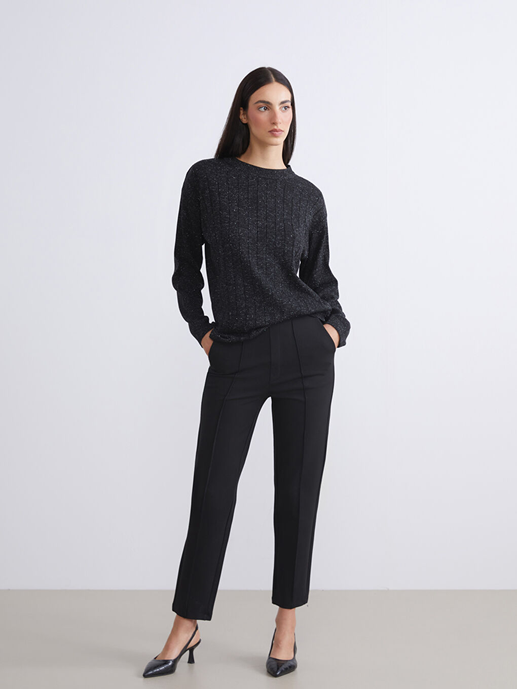 Woman BLACK Sweater-3