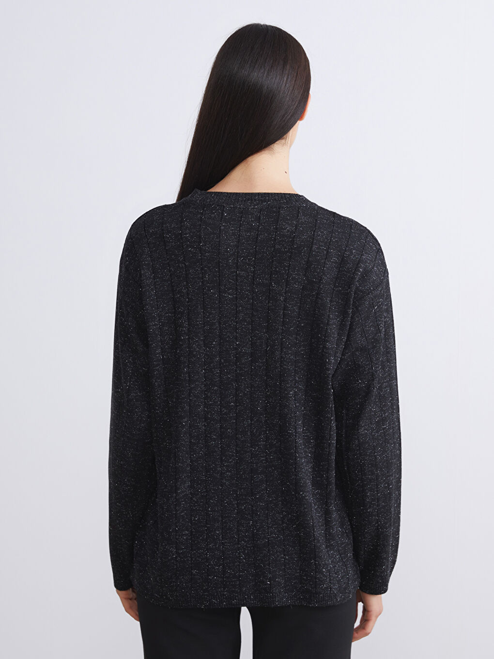 Woman BLACK Sweater-7