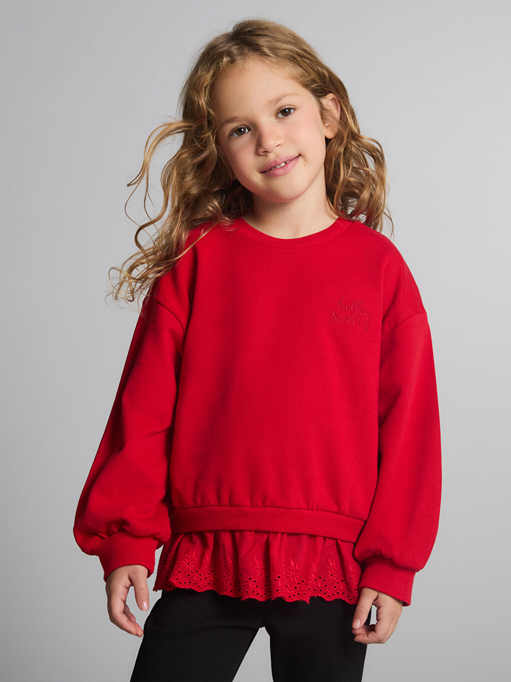 Girl RED Sweatshirt-3