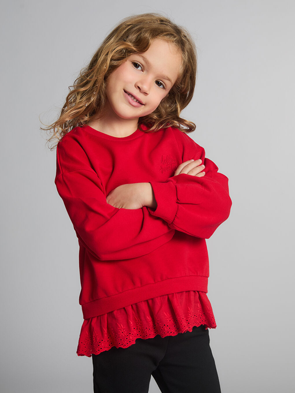 Girl RED Sweatshirt-2