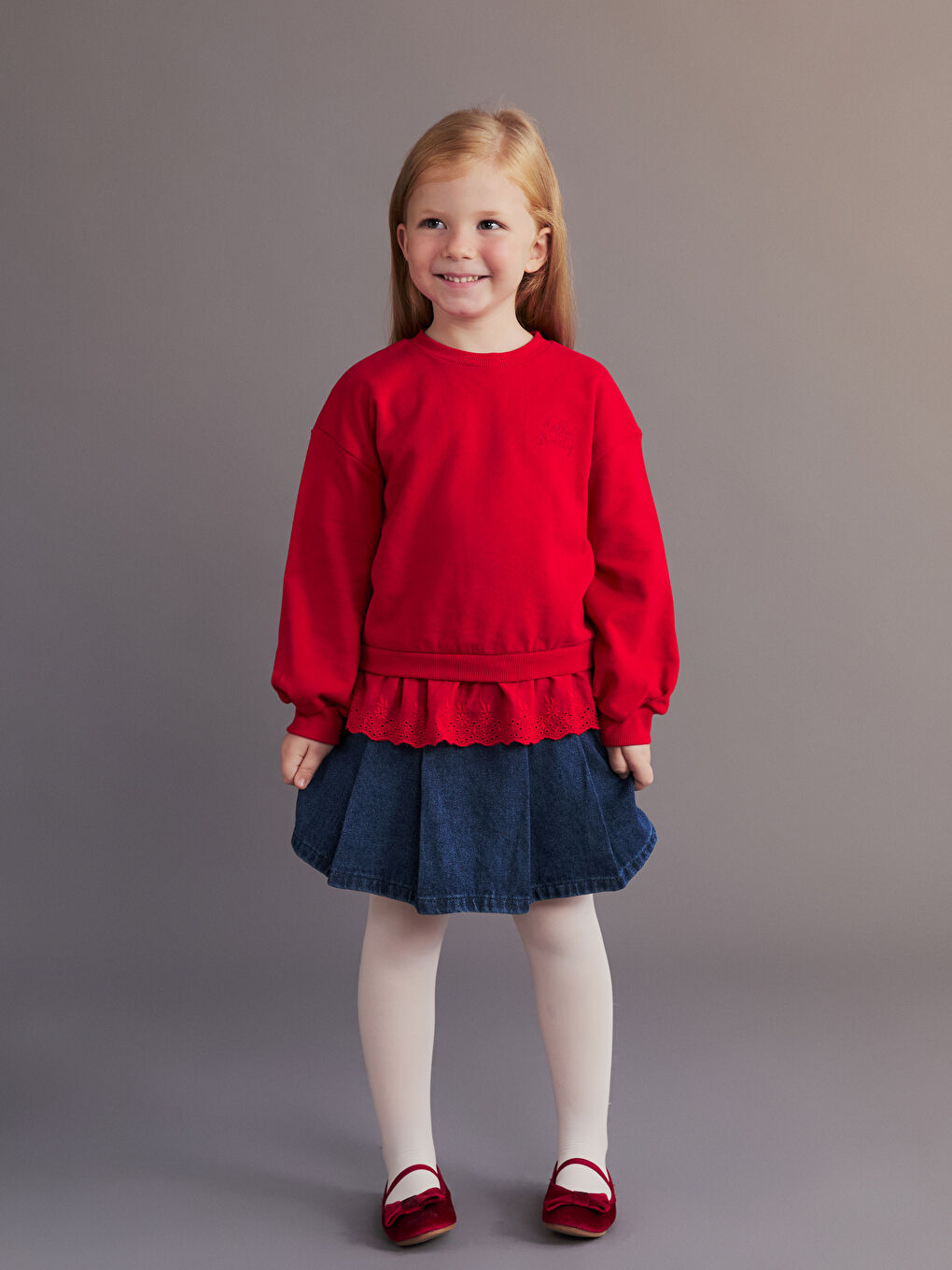 Girl RED Sweatshirt-1