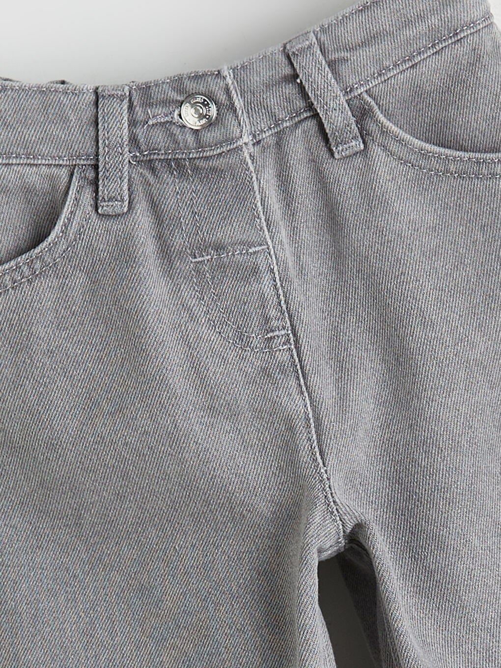 Elasticated Waist Girls' Jeans-1