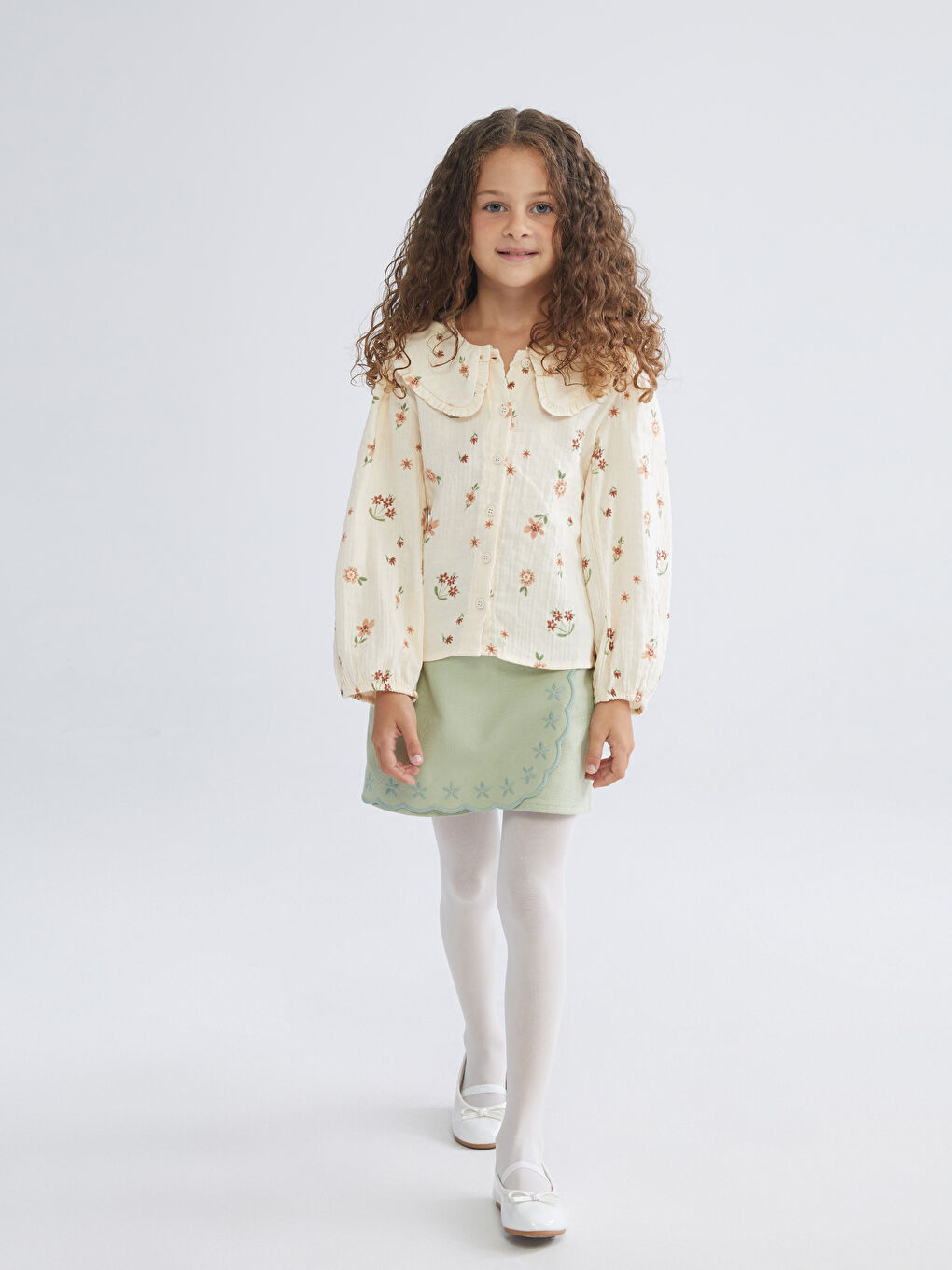LCW Kids Girl ECRU Set -W5II36Z1-LRA