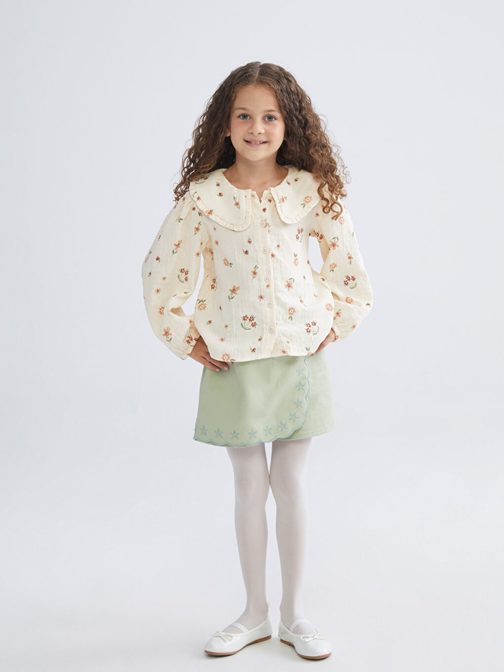 LCW Kids Girl ECRU Set -W5II36Z1-LRA