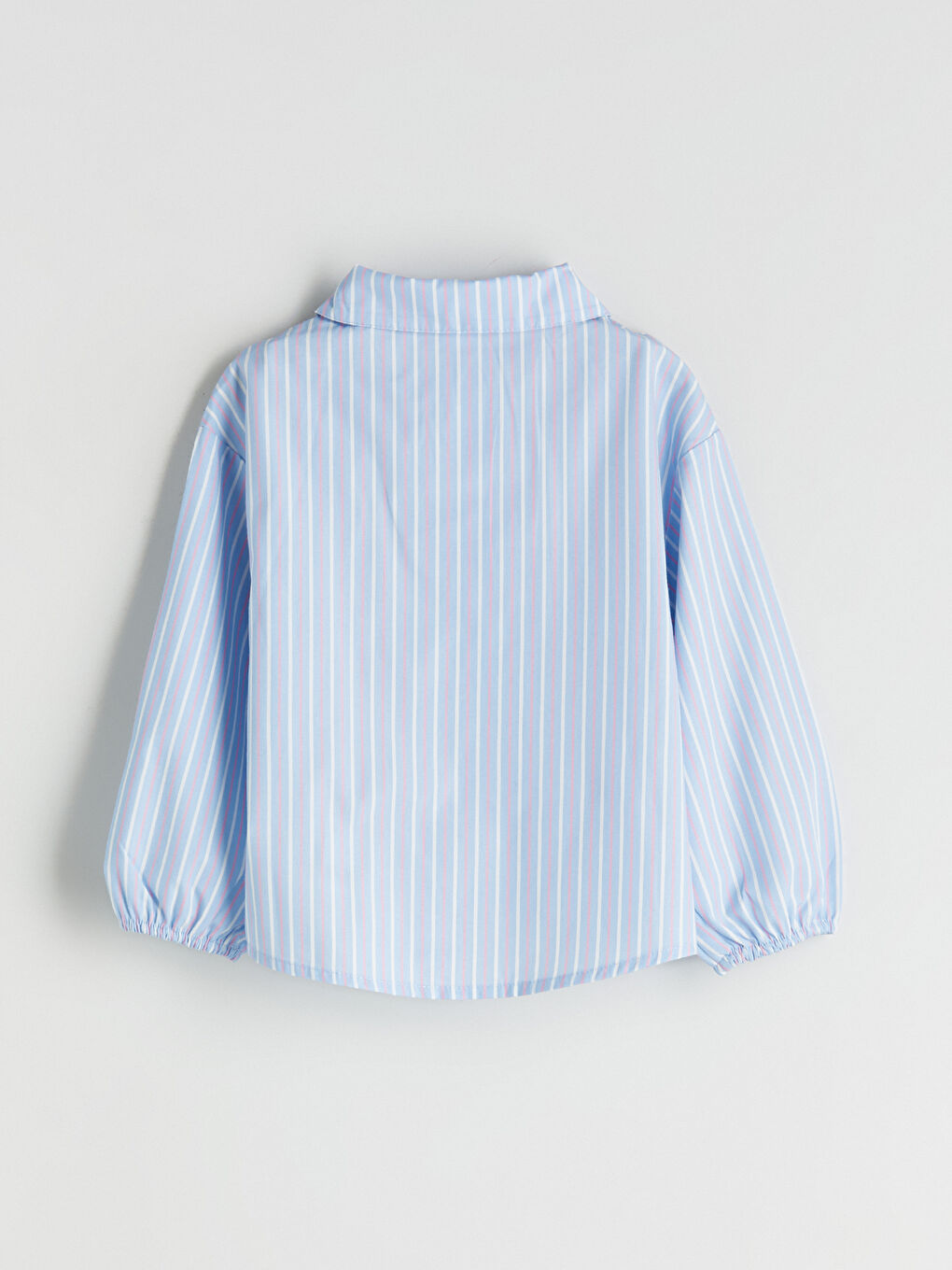 Mavi Kız Çocuk Gömlek, Şort Etek ve Külotlu Çorap-5