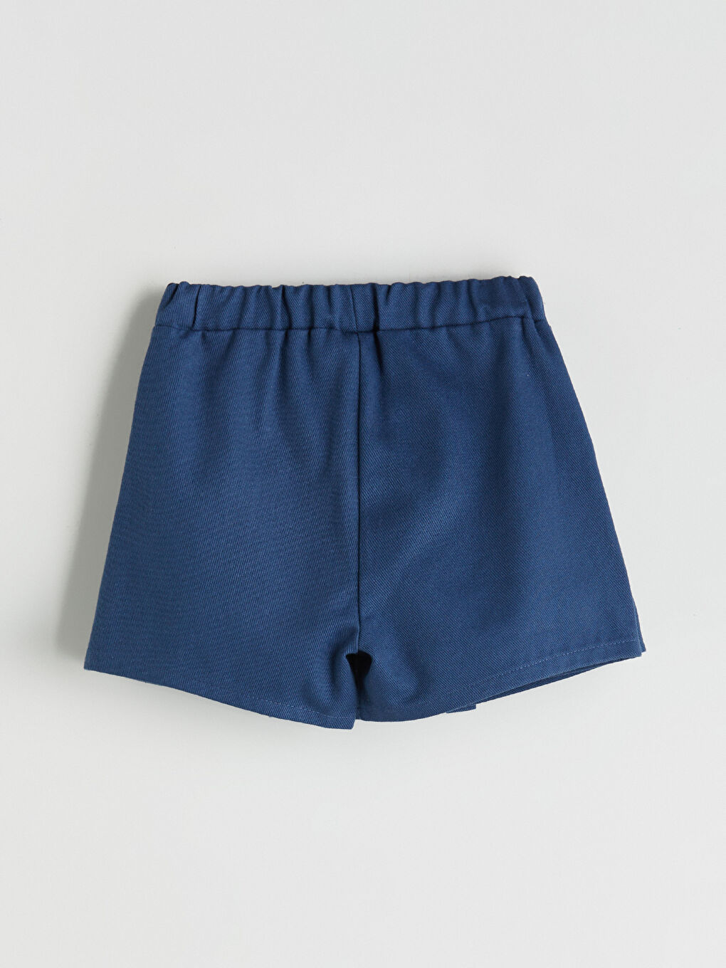 Mavi Kız Çocuk Gömlek, Şort Etek ve Külotlu Çorap-7