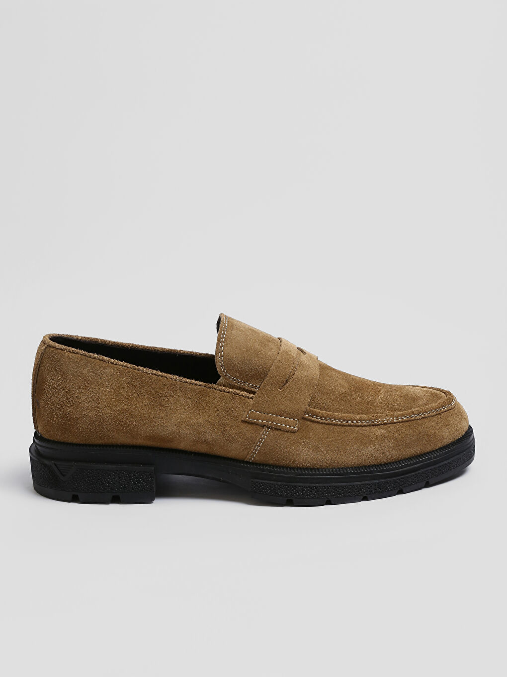 Faux Suede Men's Loafer Shoes-1