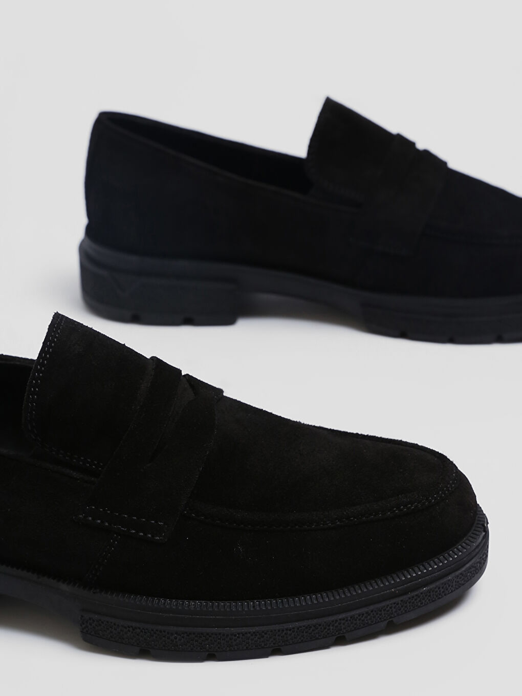 Mocassins pour Hommes en Fausse Suédine-3