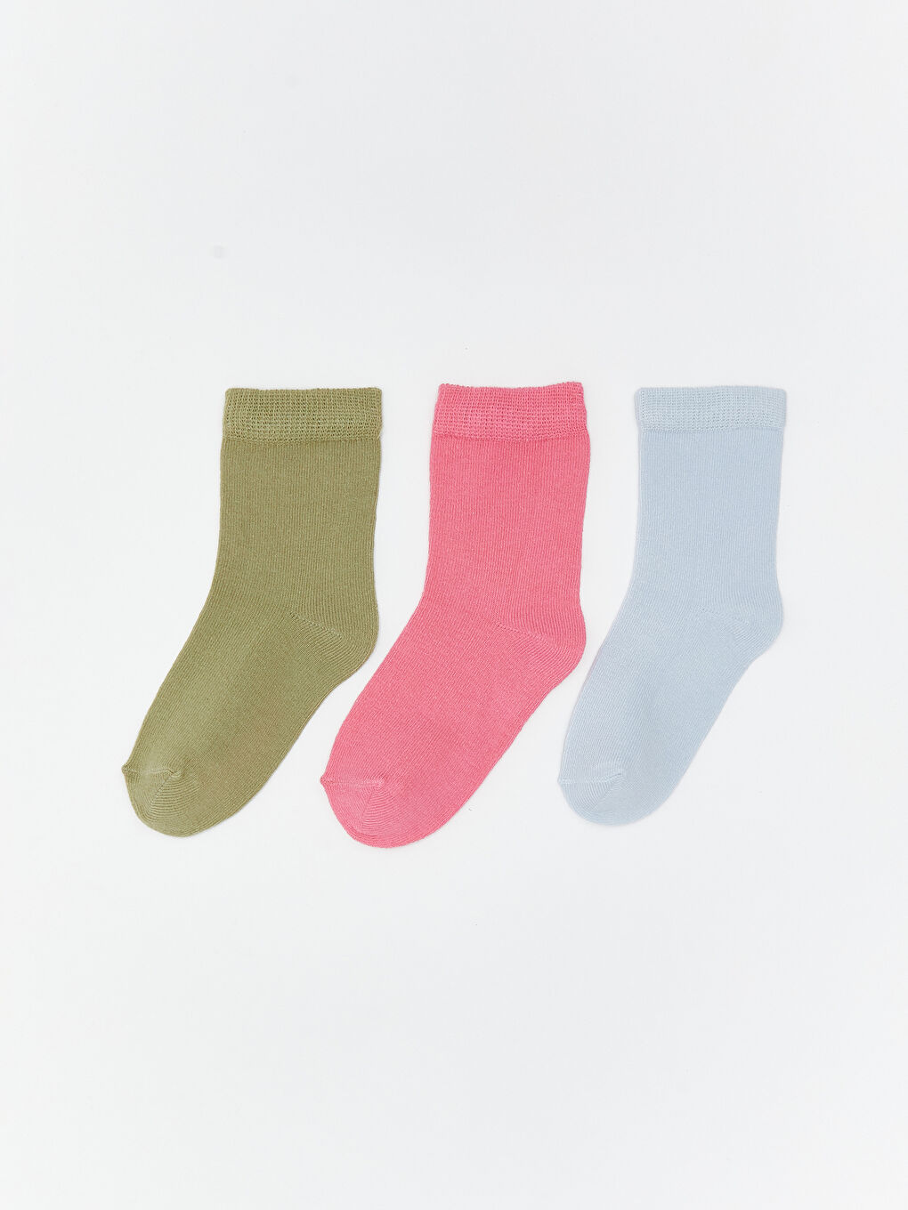 Karışık Kız Çocuk Soket Çorap 3'lü-1