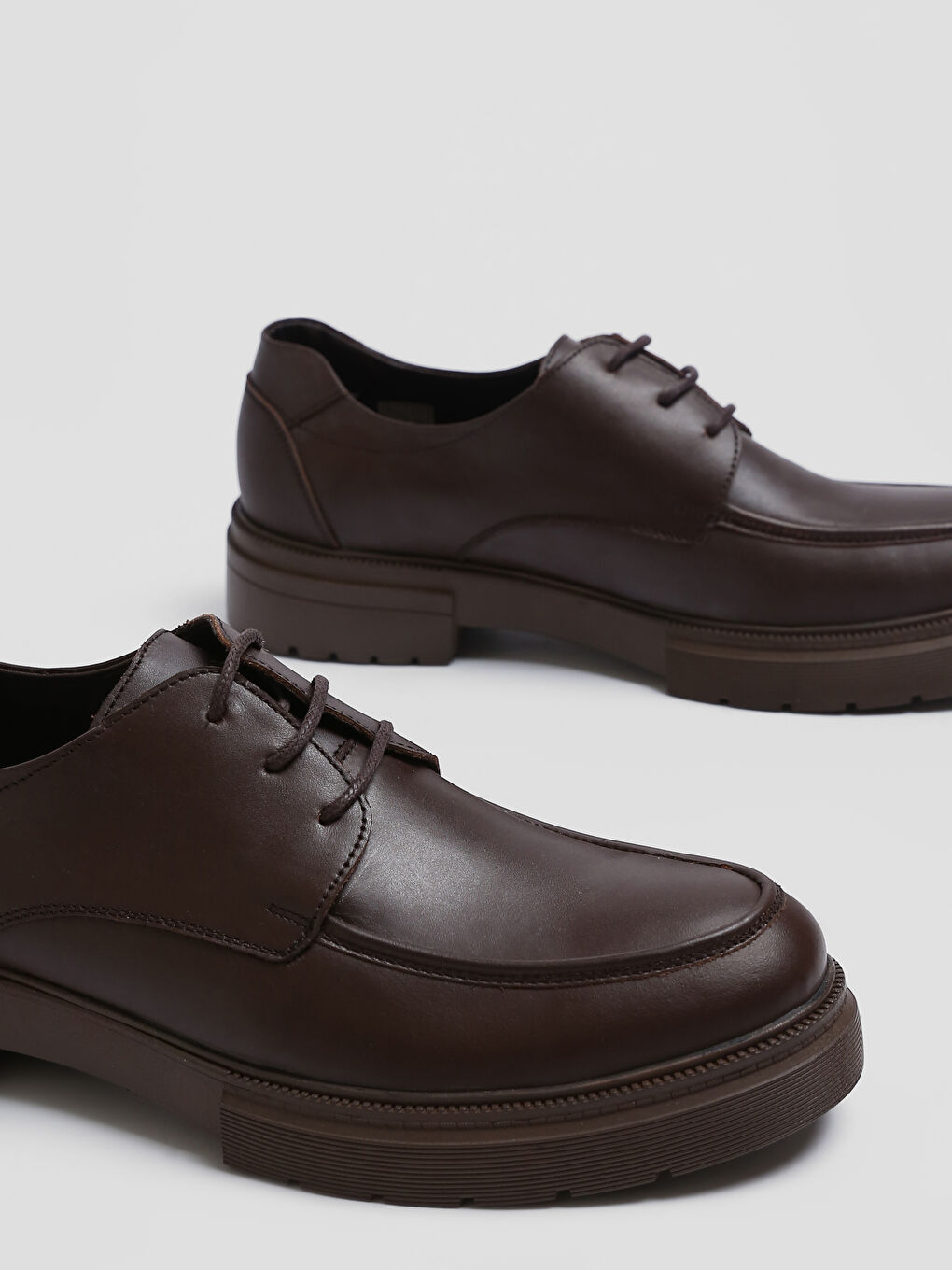 Faux Leather Men's Classic Shoes-2