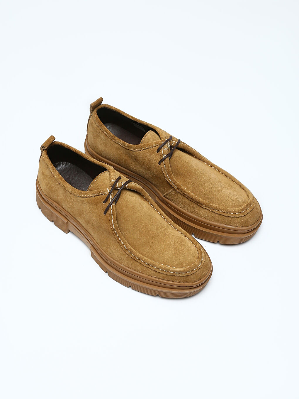 Faux Suede Men's Classic Shoes-1