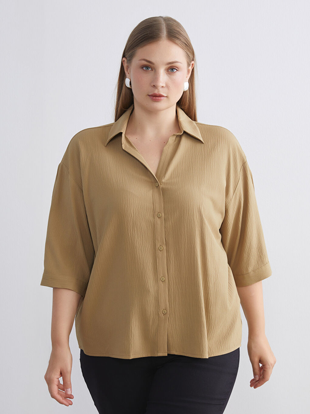 Textured Women's Shirt-1
