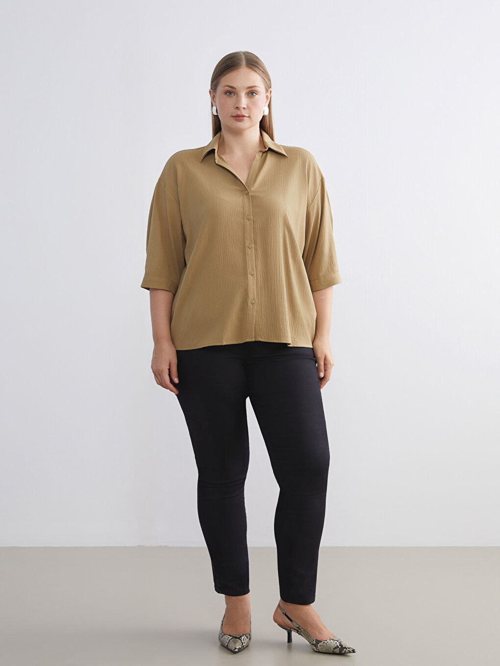 Textured Women's Shirt-5