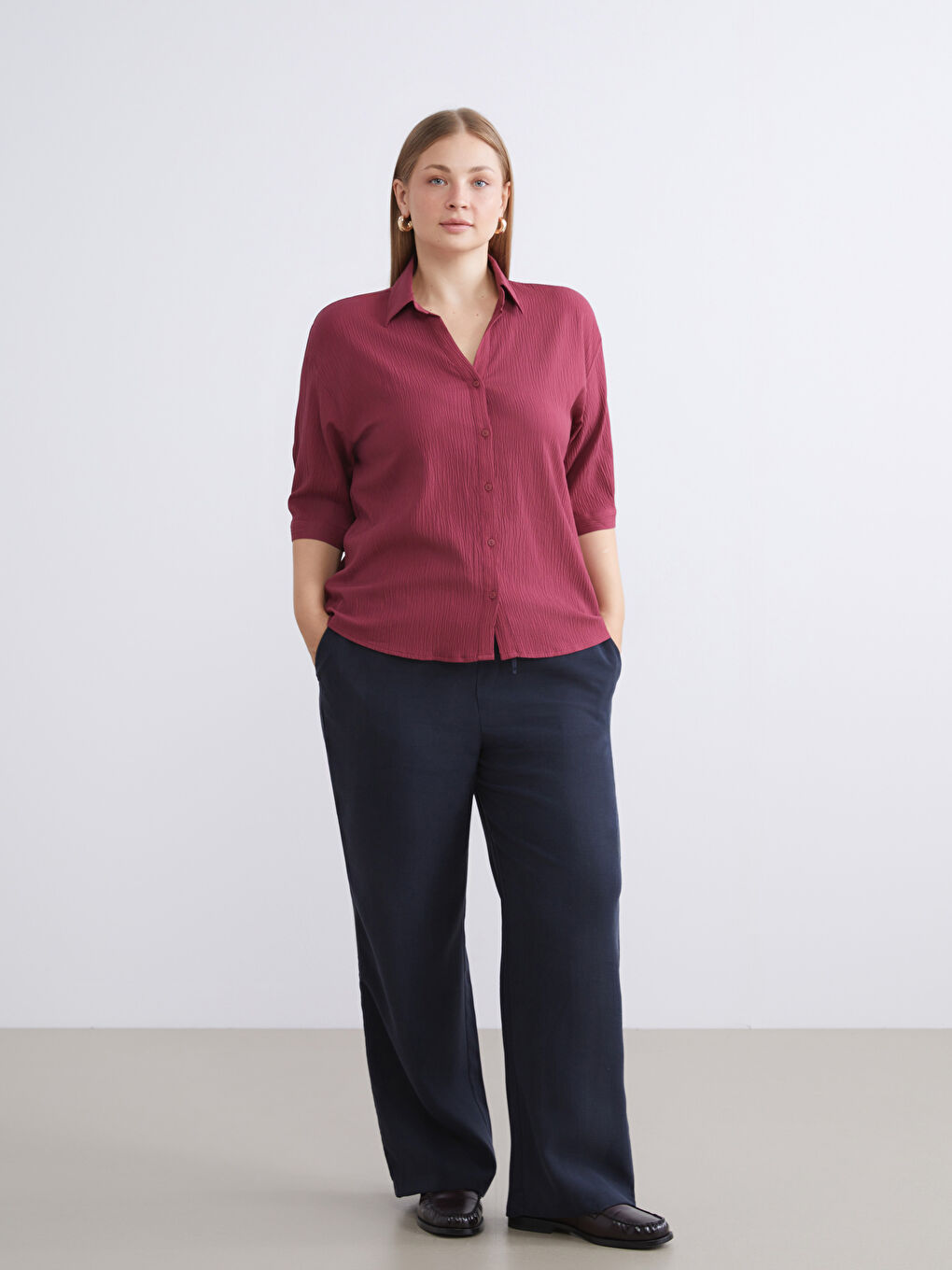 Textured Women's Shirt-7
