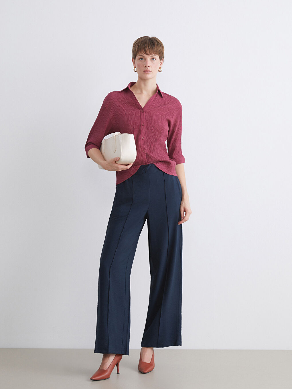 Textured Women's Shirt-4