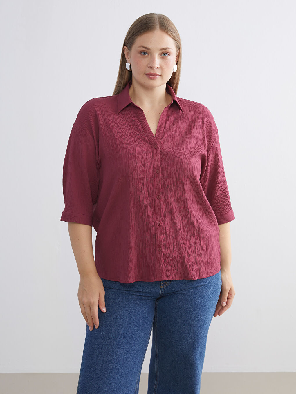 Textured Women's Shirt-1