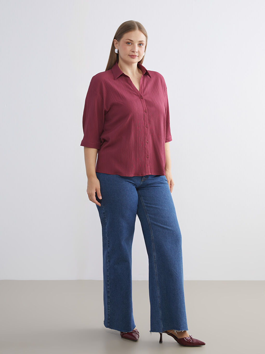 Textured Women's Shirt-3